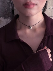 Noi × Bababa／ceramics charm necklace short