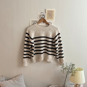 フレンチボーダーセーター