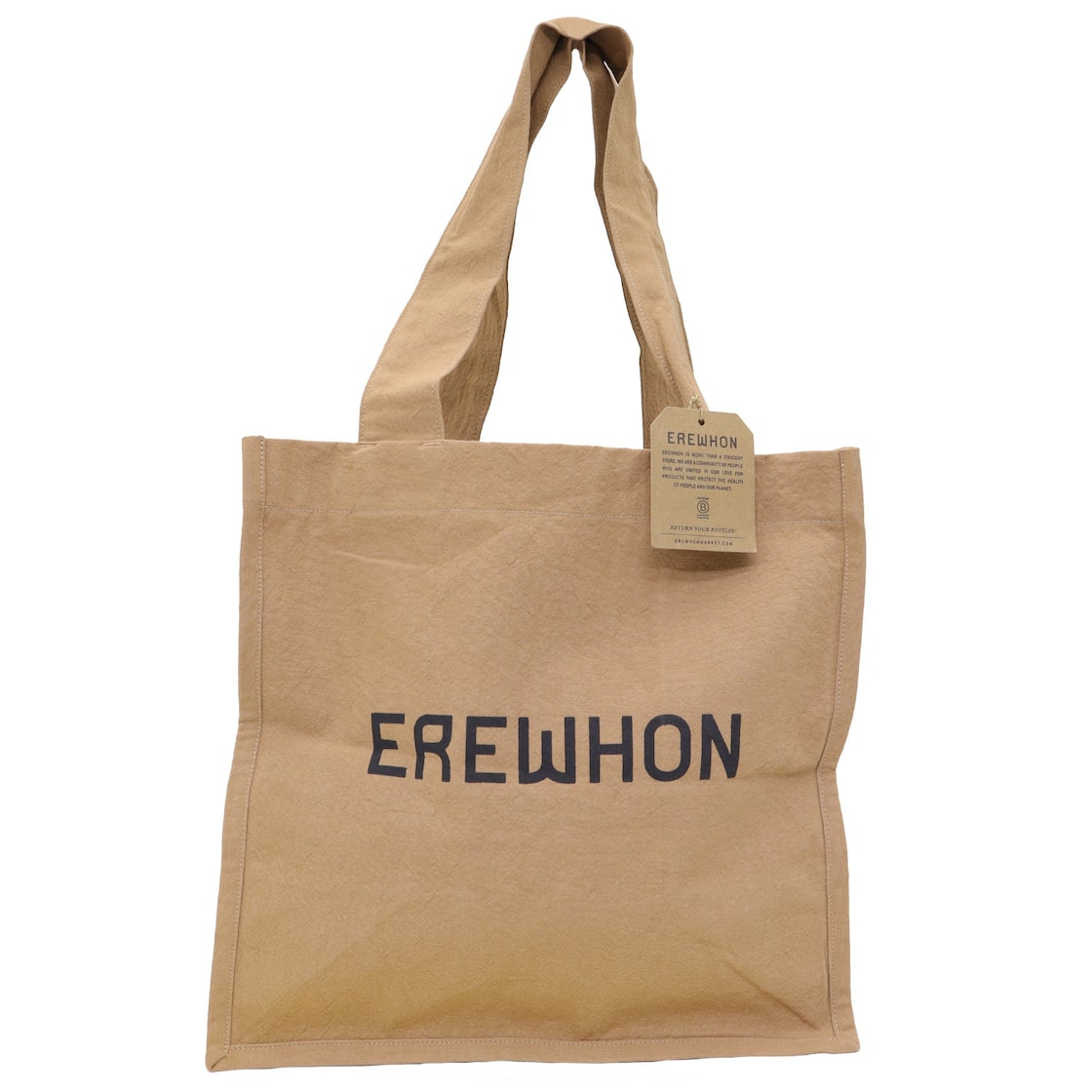 EREWHON エレウォン トートバッグ コットンバッグ ブラウン | Pay ID