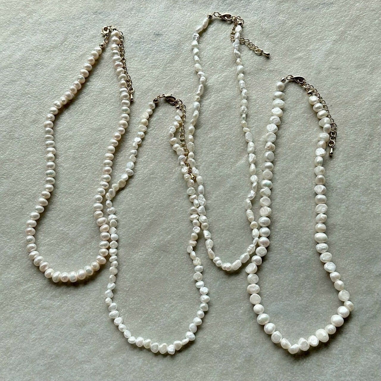 【SELECT】淡水パール ショートネックレス