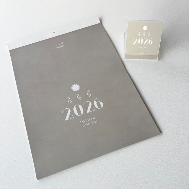 〈A3壁掛け＋卓上セット〉ららら 2026 calendar 画像
