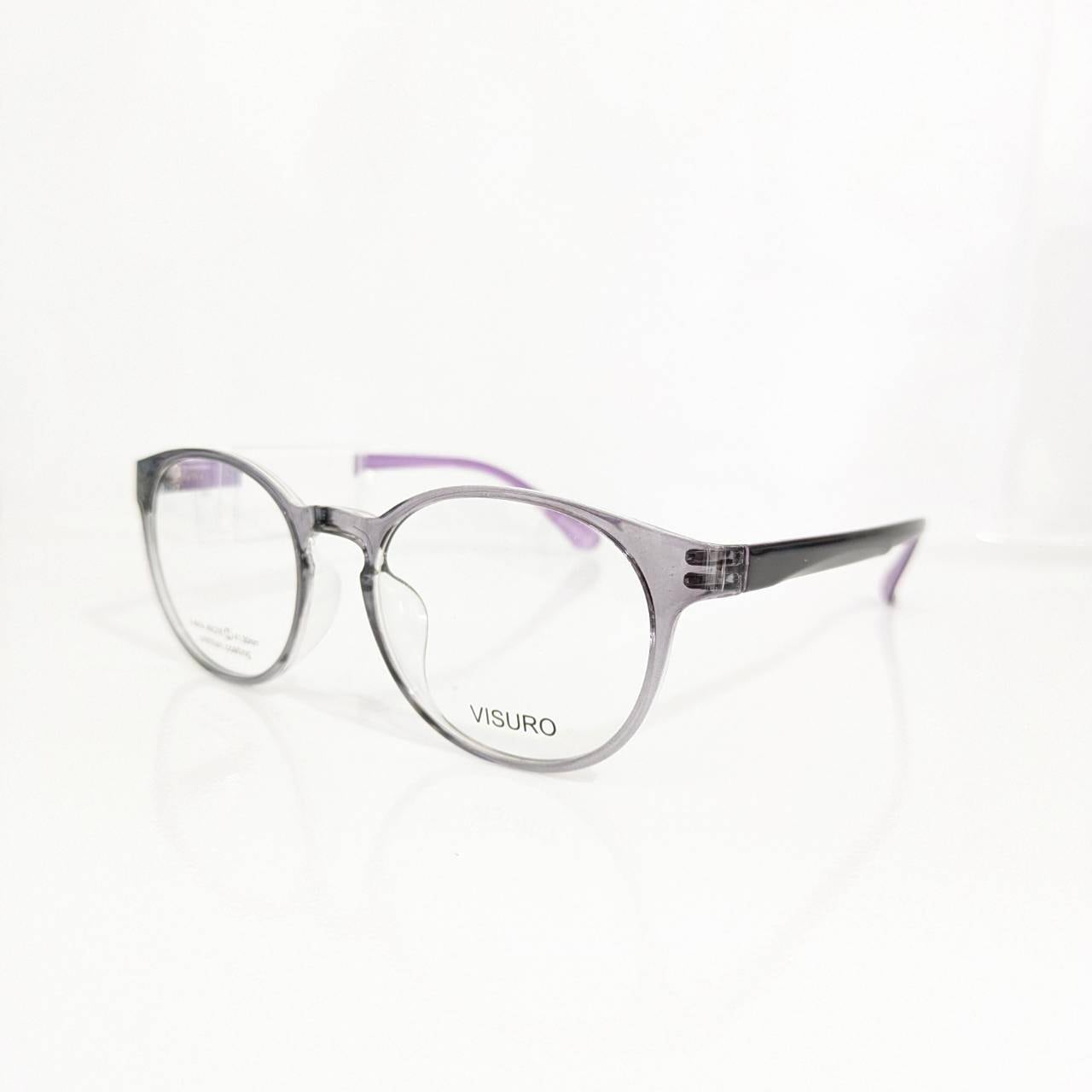 【VISURO】ボストンセルフレーム グレー