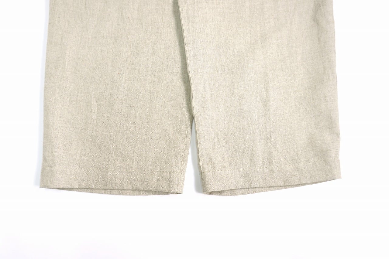 French Linen Wide Easy Pants