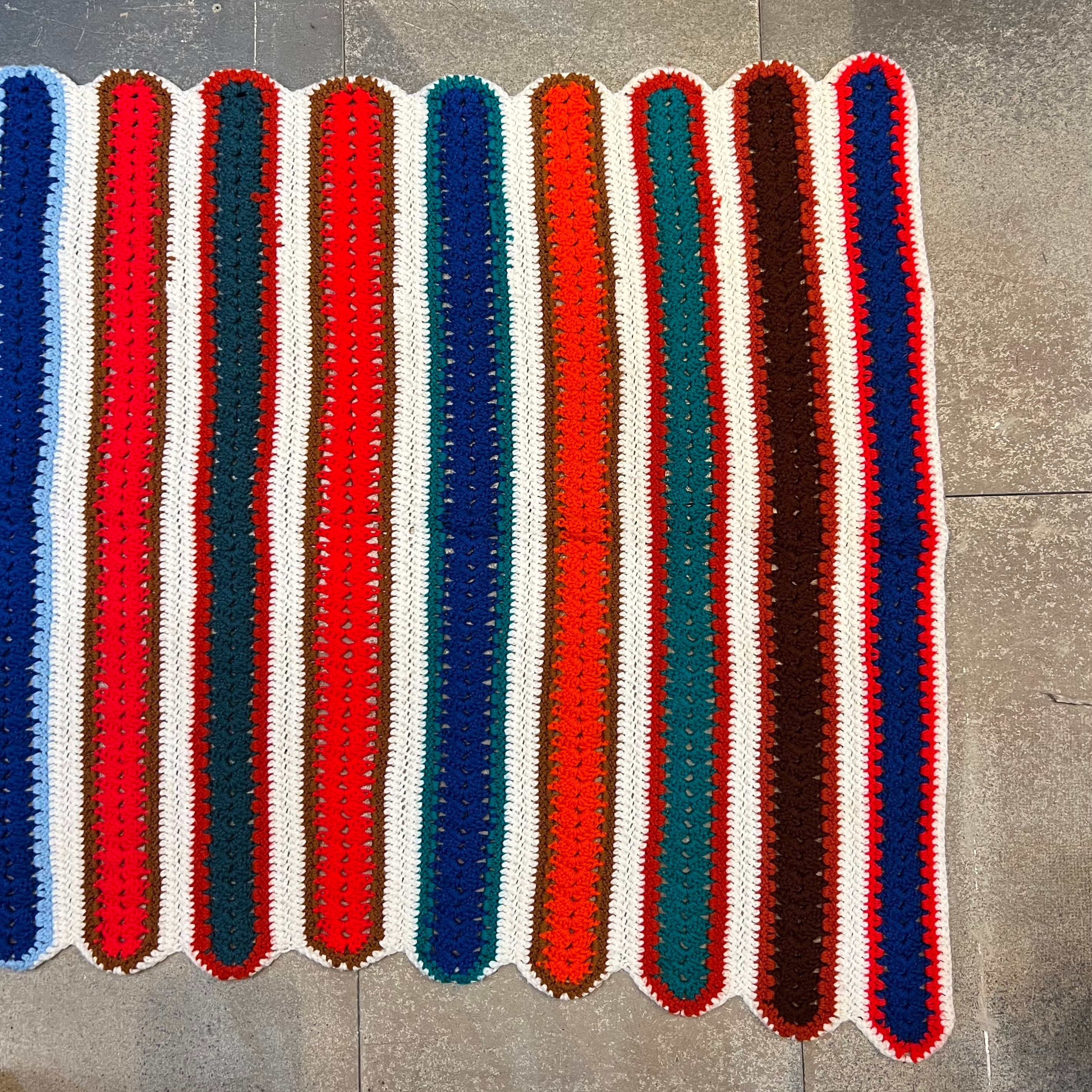 Rug ラグ vintage グラニー ニット ブランケット | impact online