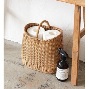 UTILE NAIR ユティルナイール ボートバスケットハイ バスケット(ブラウン)