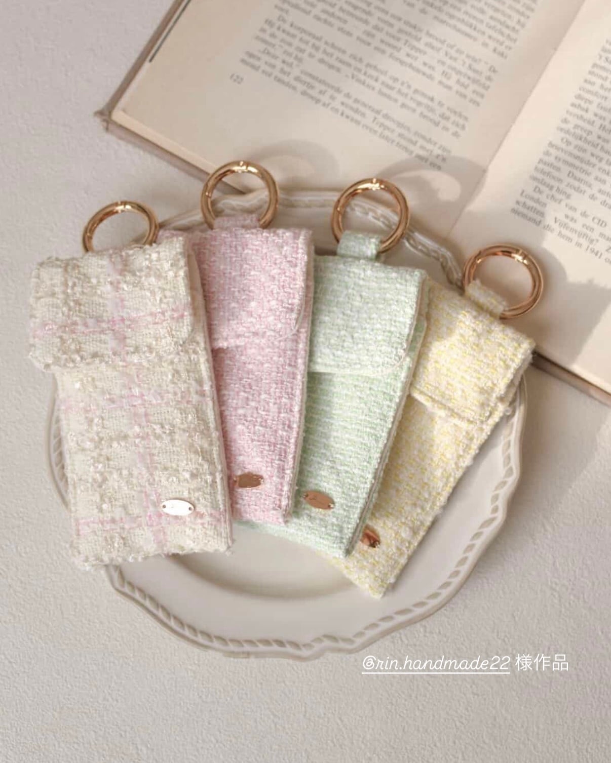 【即納】ソルベ　ブリングブクル ツイード生地 26SS