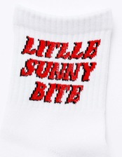 【Little sunny bite】Logo socks