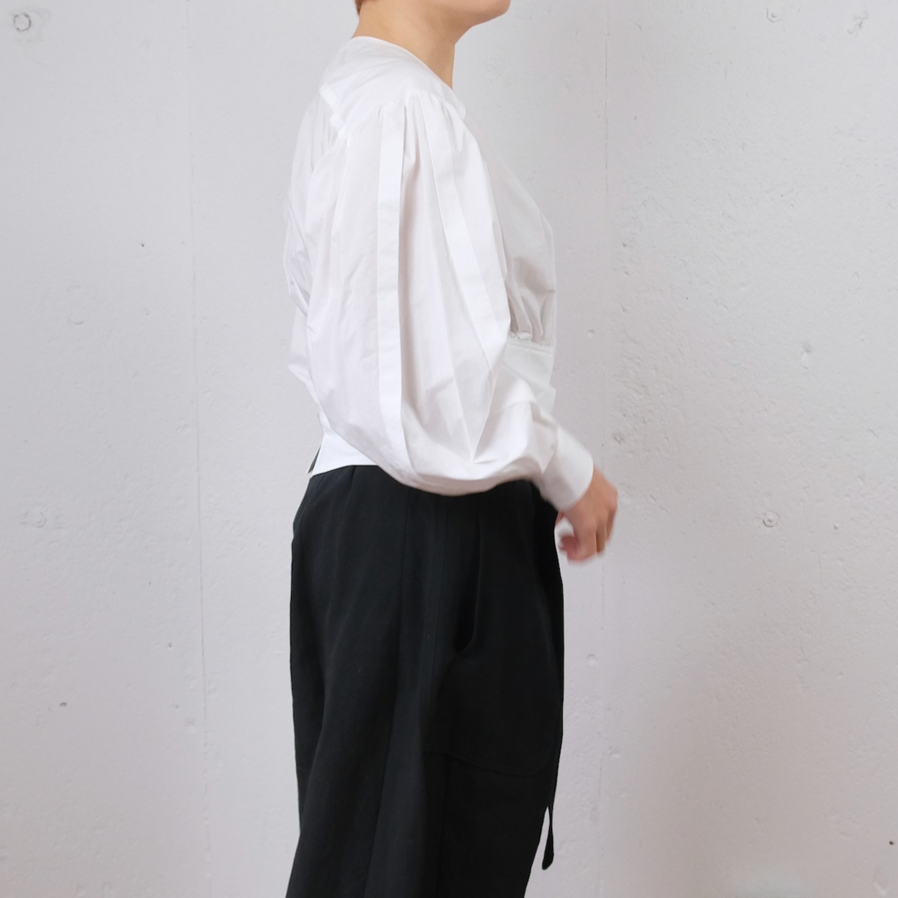 NativeVillage (ネイティブヴィレッジ) No.1 雪のきれ ベルテッドブラウス