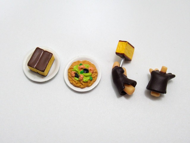 再入荷【634】 武蔵 小物パーツ カステラと皿うどん　ねんどろいど