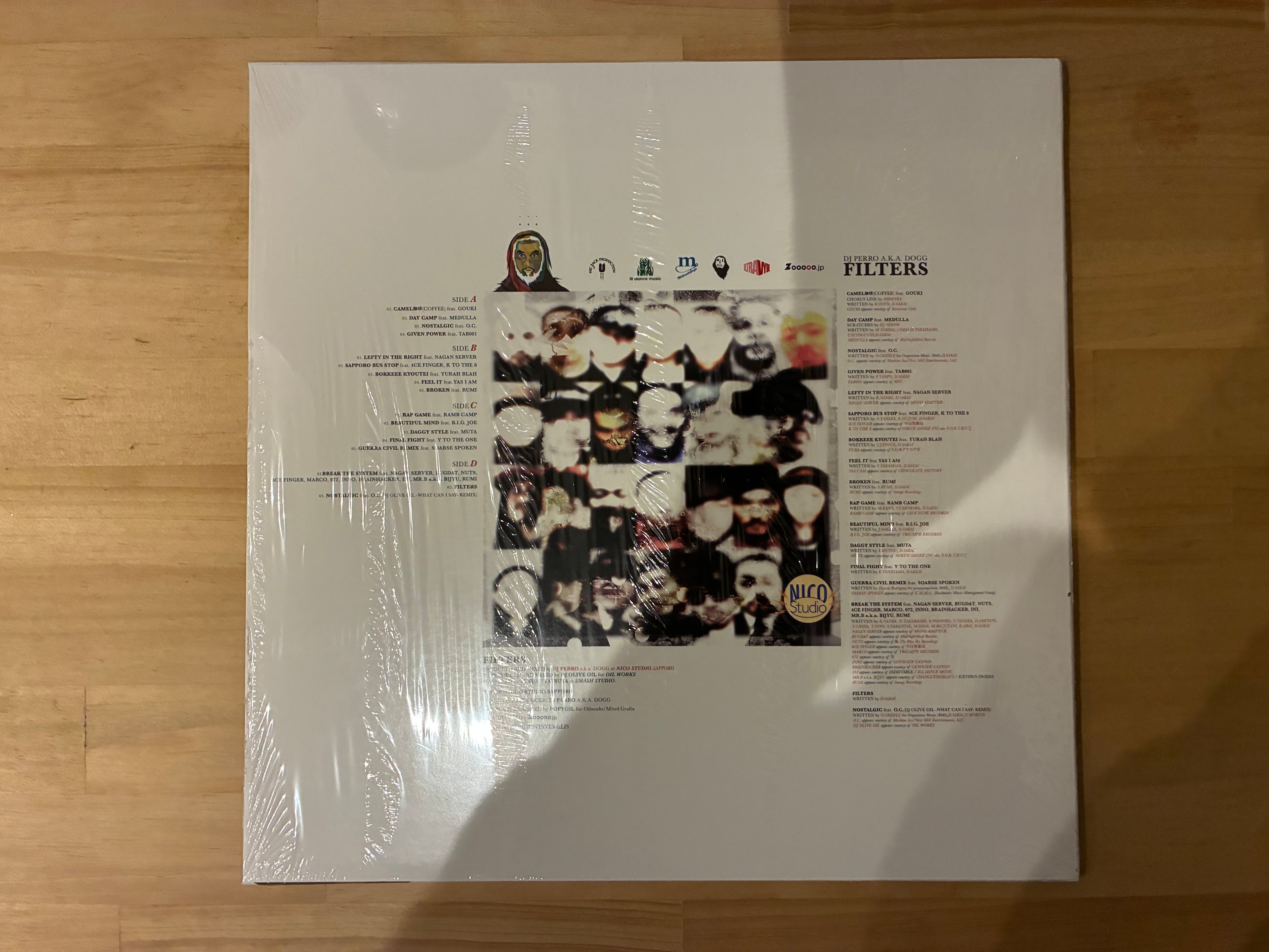 DJ PERRO a.k.a DOGG / FILTERS | sixteen records (シックスティーン
