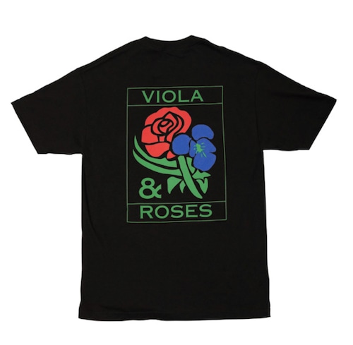 VIOLA&ROSES CLASSICカラーTEE NO.2 BK