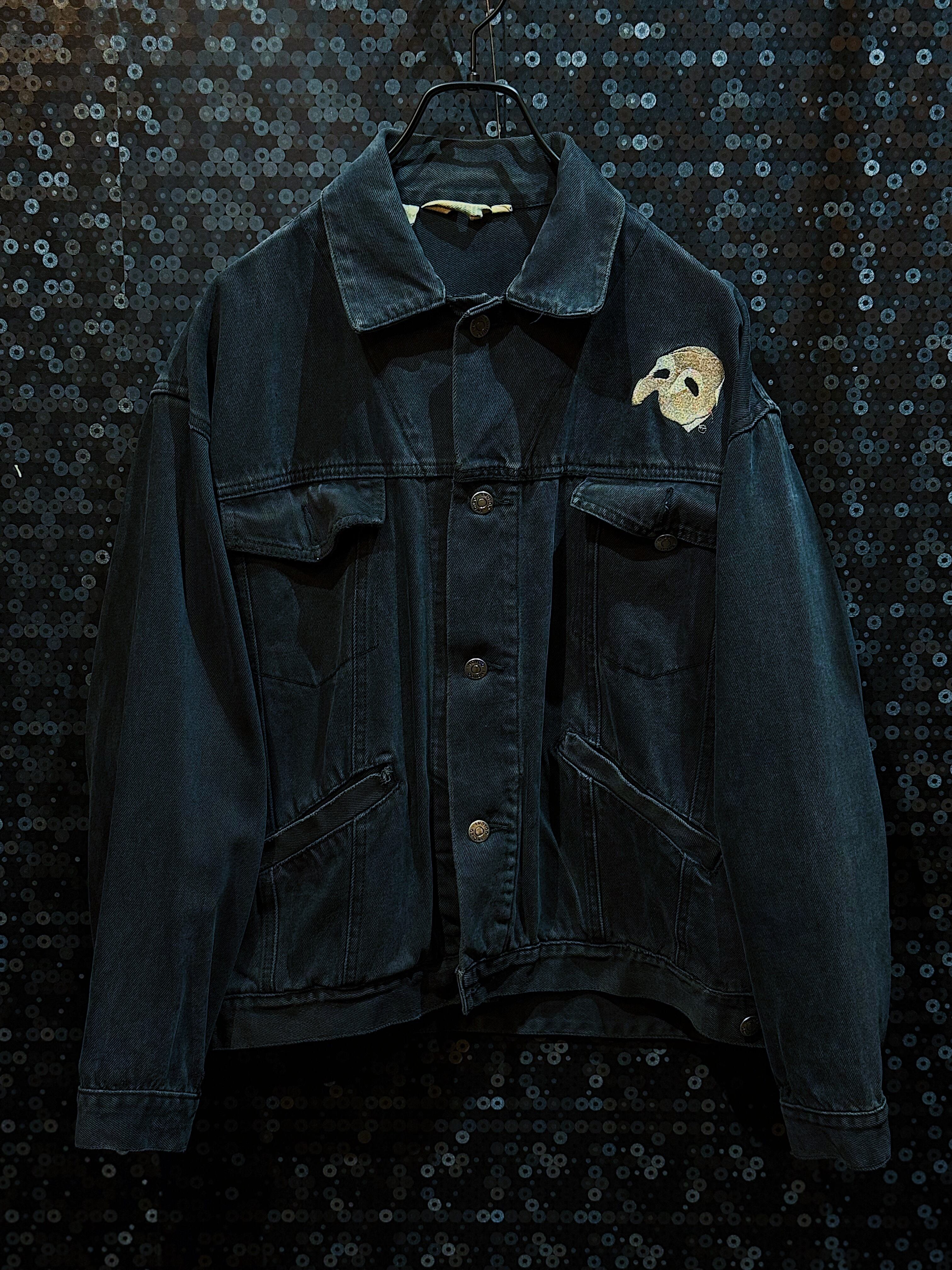 【ÆIEM】"The Phantom of the Opera"vintage mask detail denim jacket