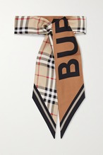 【BURBERRY】 プリント silk-twill スカーフ 220100093