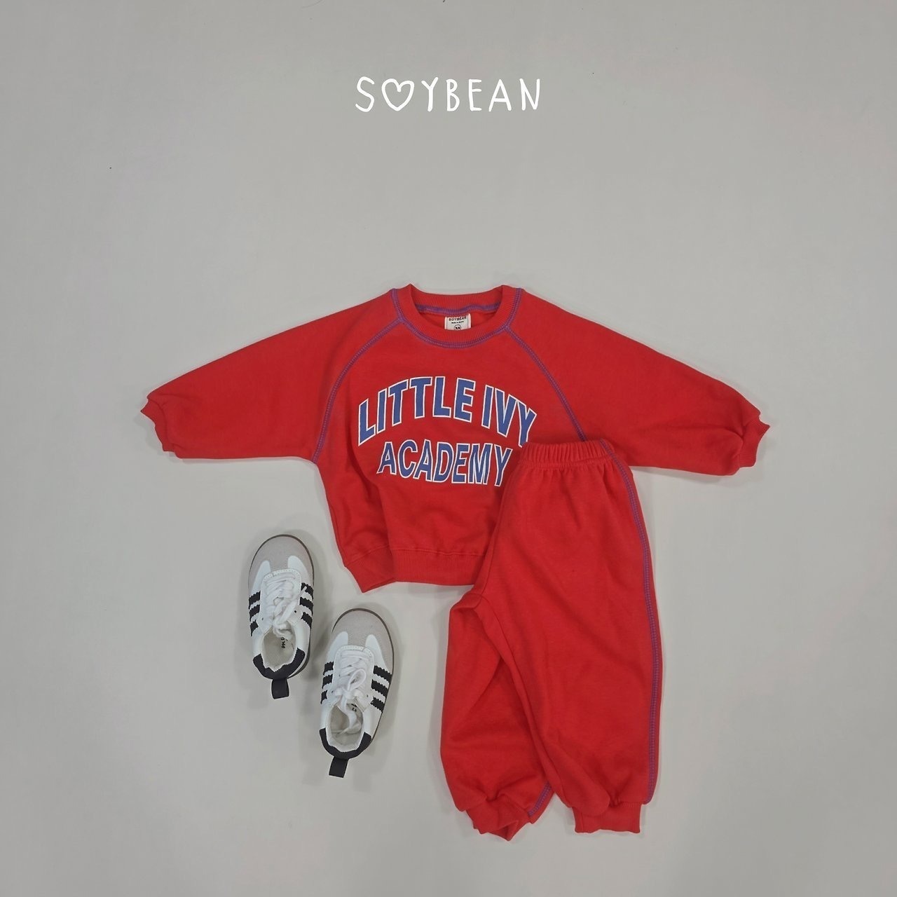 韓国子供服 / 26Autumn / soybean / リトルアイビー セットアップ / キッズ服 / ジュニア服 / 秋服 *XS~JM*