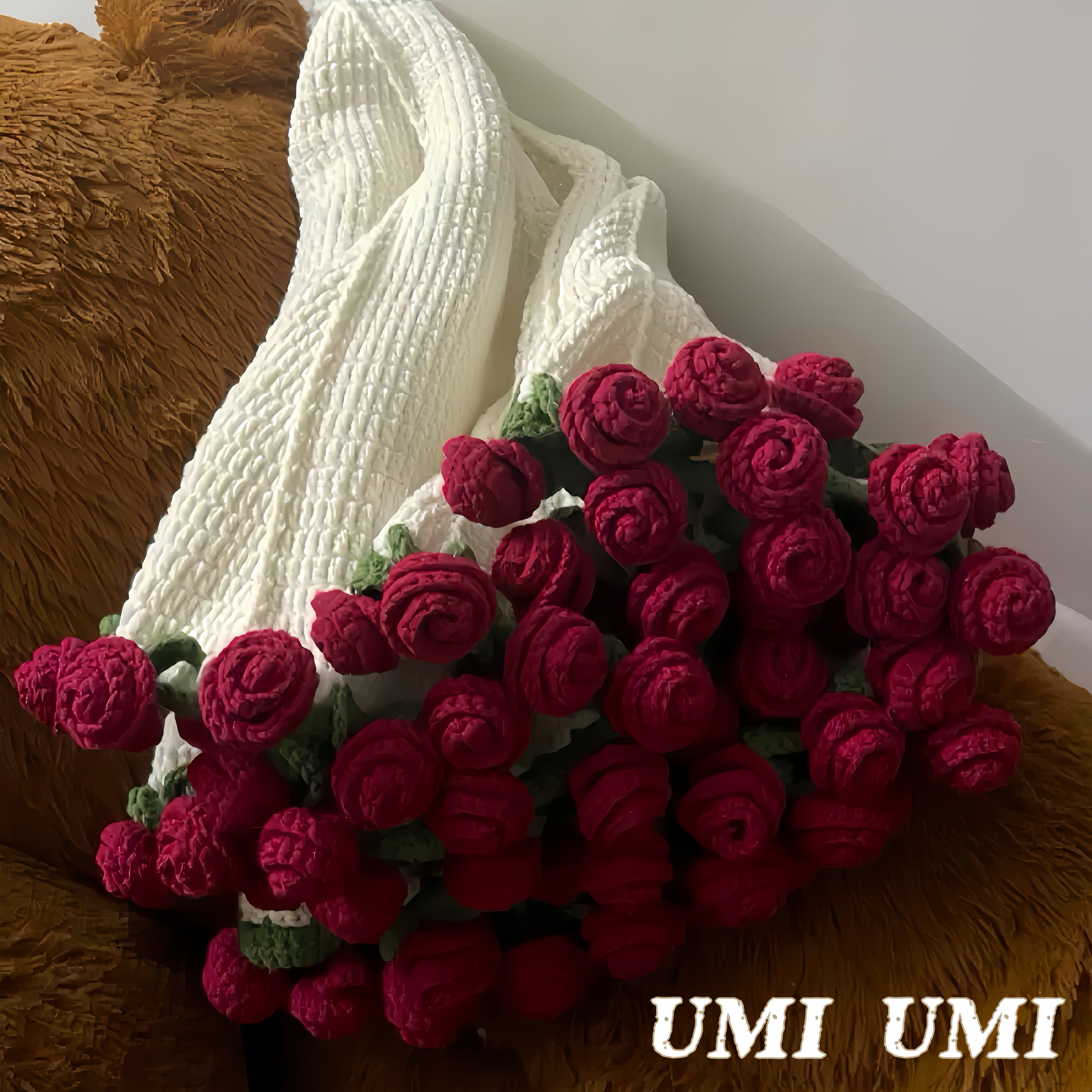 72.ハンドメイド完成品の花束ブランケット（ハンドメイド制作） | UmiUmi