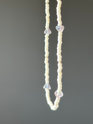 czech bellflower beads necklace【 purple 】数量限定