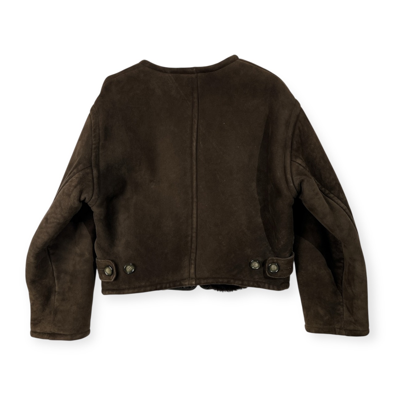 80-90s フランス製 half moon メンズビギ ムートン ショート ジャケット サイズ 40 /ビンテージ