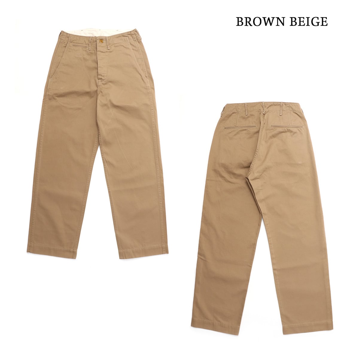 FULLCOUNT フルカウント 1201 U.S.Army Chino 41 Khaki チノトラウザー