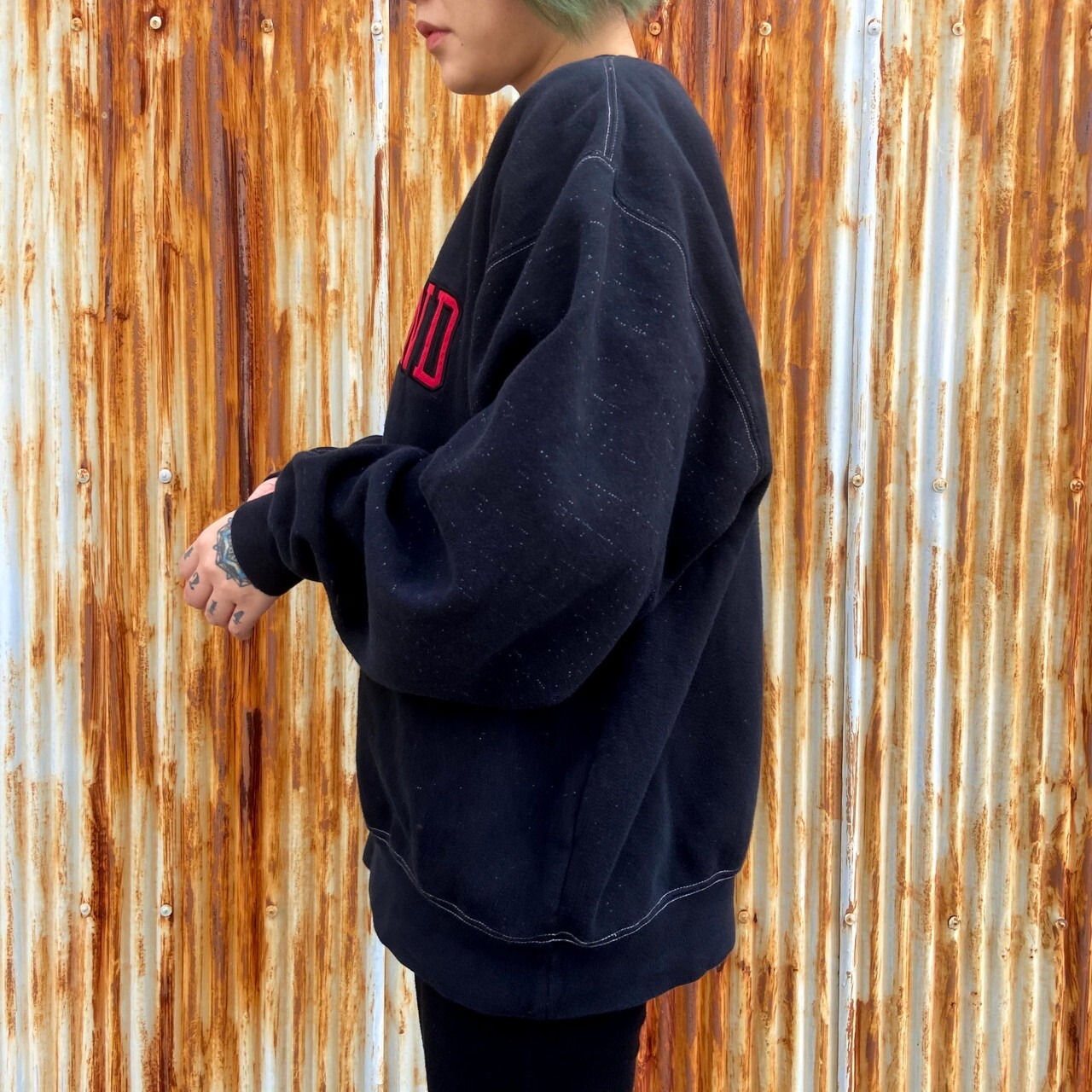 original】後染め ブラック 90年代 ナイキ MARYLAND スモールス  