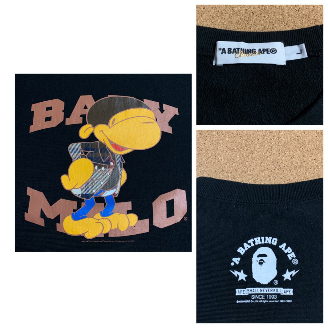 BABY MILO トレーナー A・BATHING APE