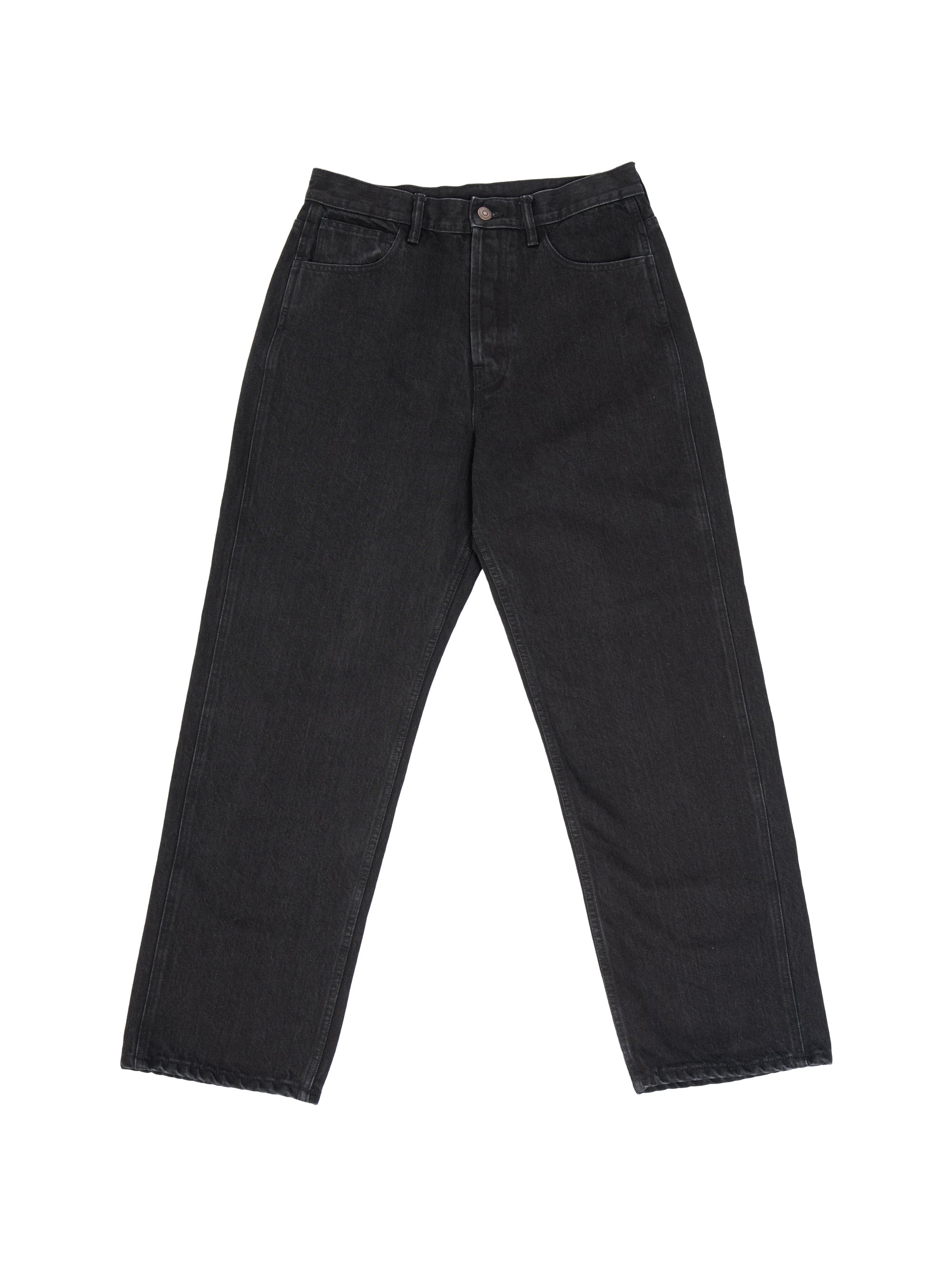 KAJA MEDIUM BAGGY BLACK DENIM PANTS | KAJA