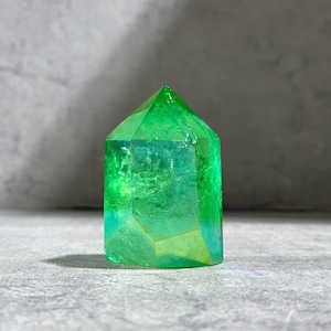 グリーンオーラクォーツ タワー04◇ Green Aura Quartz ◇天然石・鉱物・パワーストーン