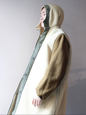 1940s-1950s US army m-47 hoodie boa liner .