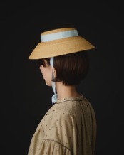 【Joëlle】Straw bell hat/ストローベルハット