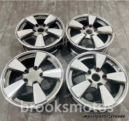 18インチ NEW グレイ クラッシックスタイル ホイール ポルシェ 911 993 18X8 18X10 4本セット -BRN-11426