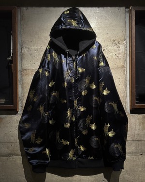 【Caka】“SHAKA WEAR” Reversible Zip Up Hoodie