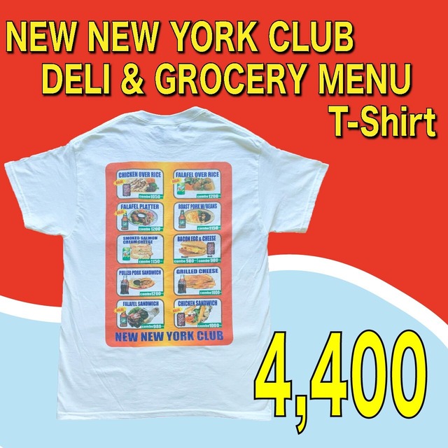 NEW NEW YORK CLUB - DELI & GROCERY MENU T-Shirt | CORNER DELI STORE