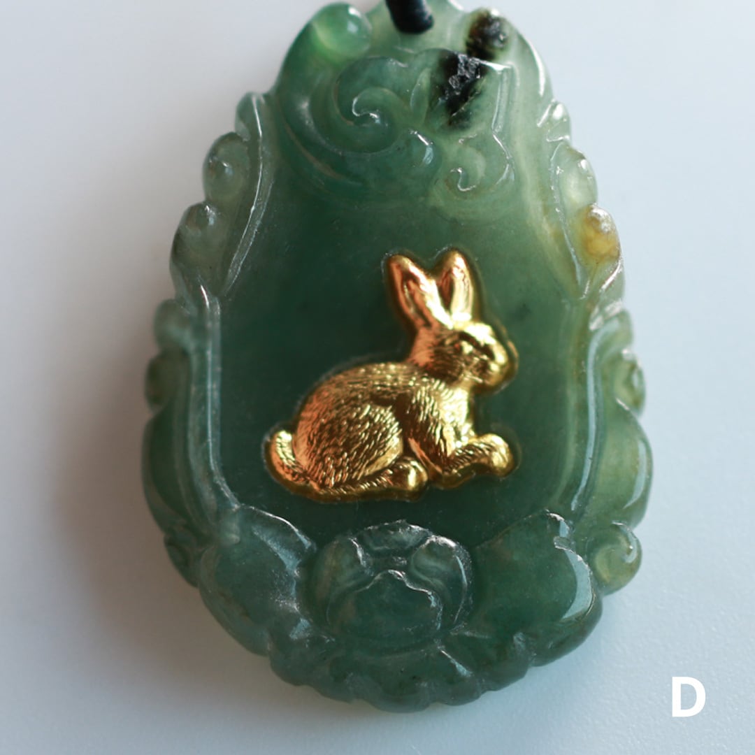 24金のうさぎが宙にういているような高級感あり Rabbit K24G (S 24金のうさぎが宙にういているような高級感あり Rabbit K24G (S