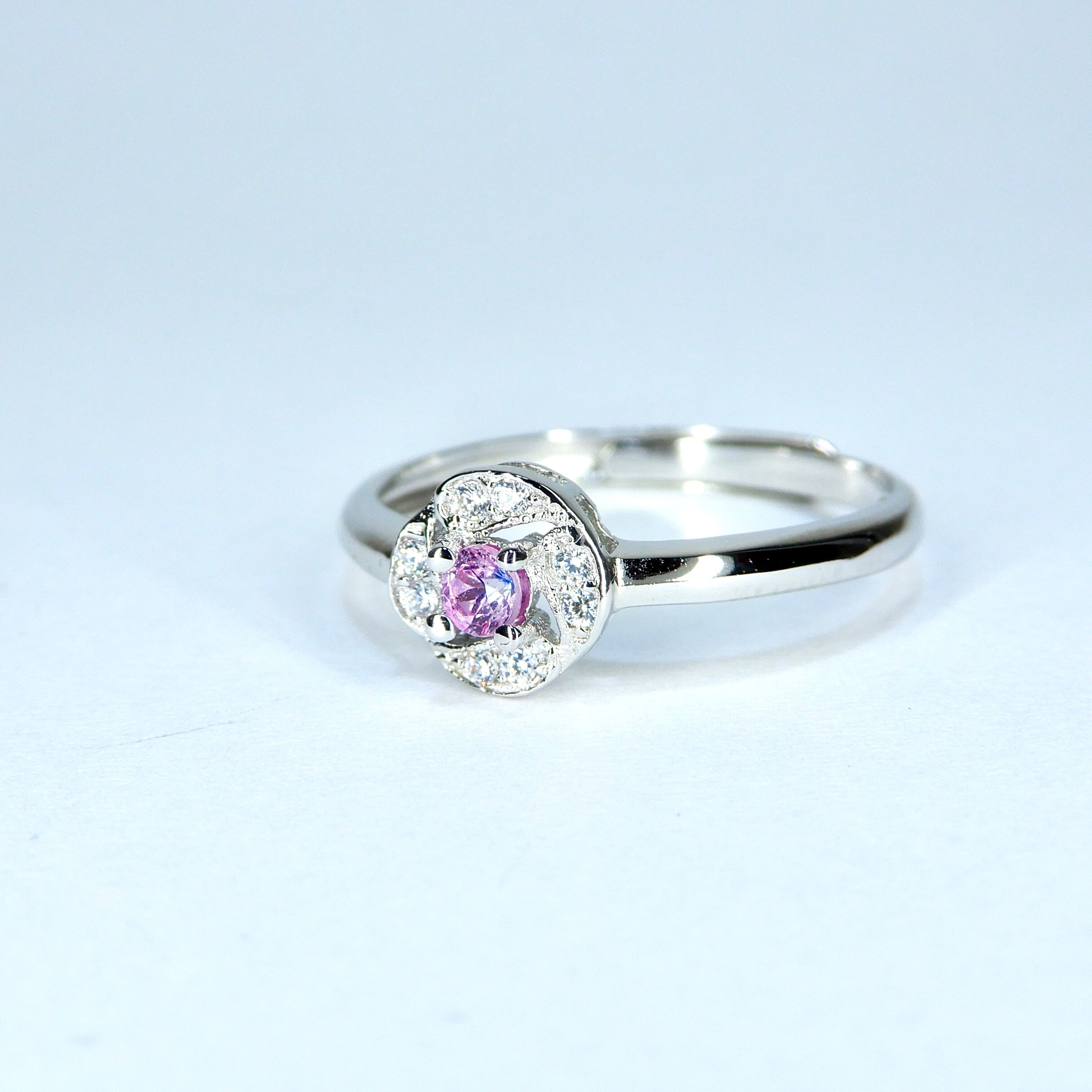 一輪Ring♦︎非加熱サファイア♦︎