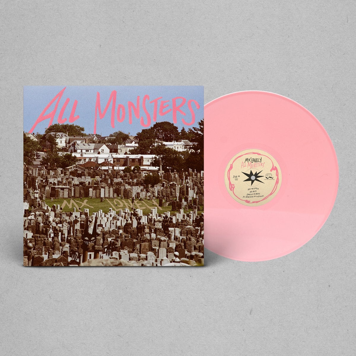 MX LONELY / ALL MONSTERS（Ltd Pink LP）