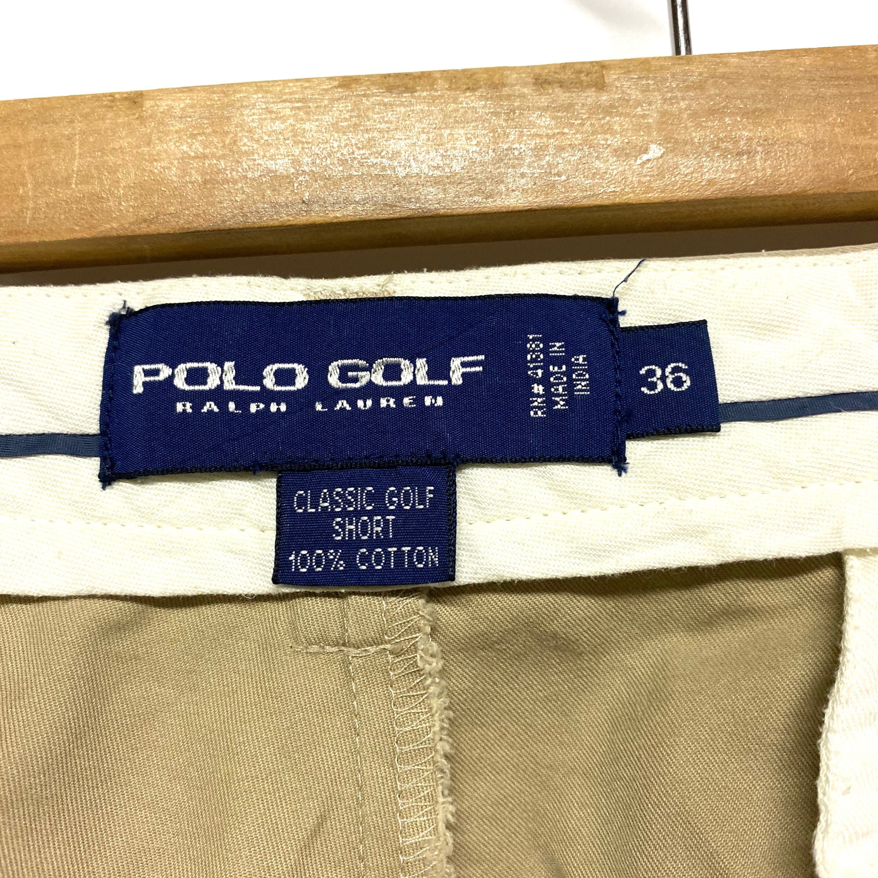 POLO GOLF Ralph Lauren ラルフローレン タック入り チノショーツ ショートパンツ ショーツ メンズW31  古着【ショートパンツ】【PD20】【AN20】 | cave 古着屋【公式】古着通販サイト