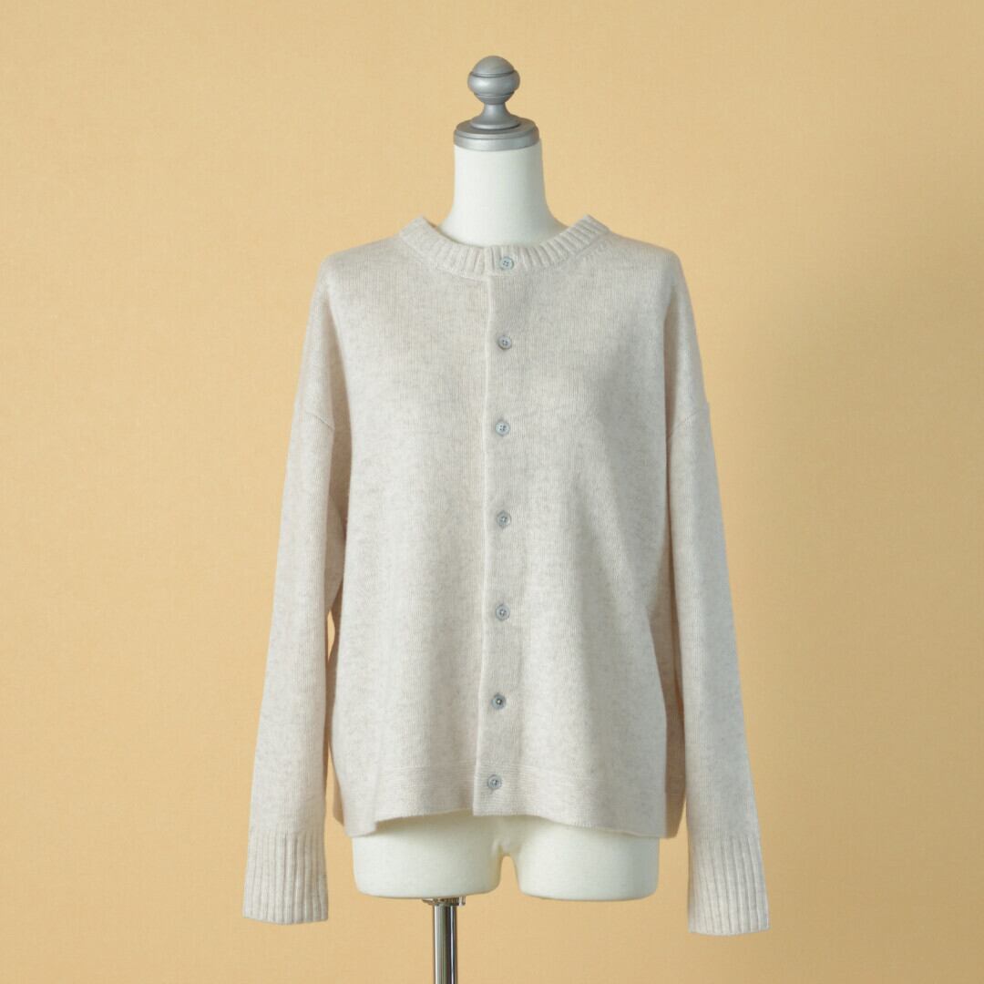 prit プリット 2ウエイウールカーディガン・オートミール杢