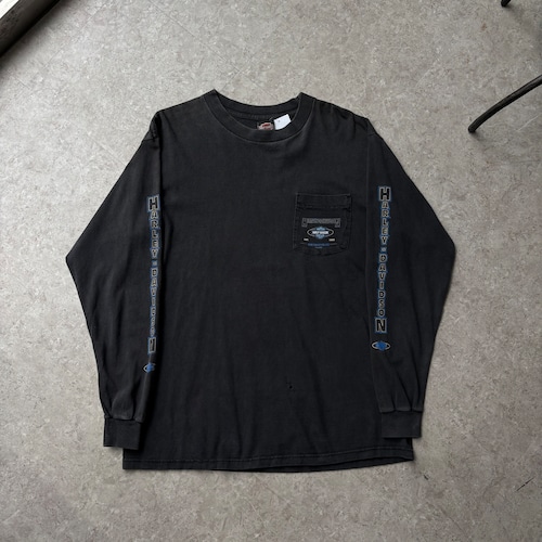 00s Harley-Davidson L/S pocket T-shirt【仙台店】