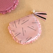 Bobby pin | frill flat pouch