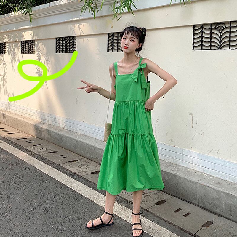 春 夏 レディース ワンピース ロングワンピース ロング丈 グリーン 緑