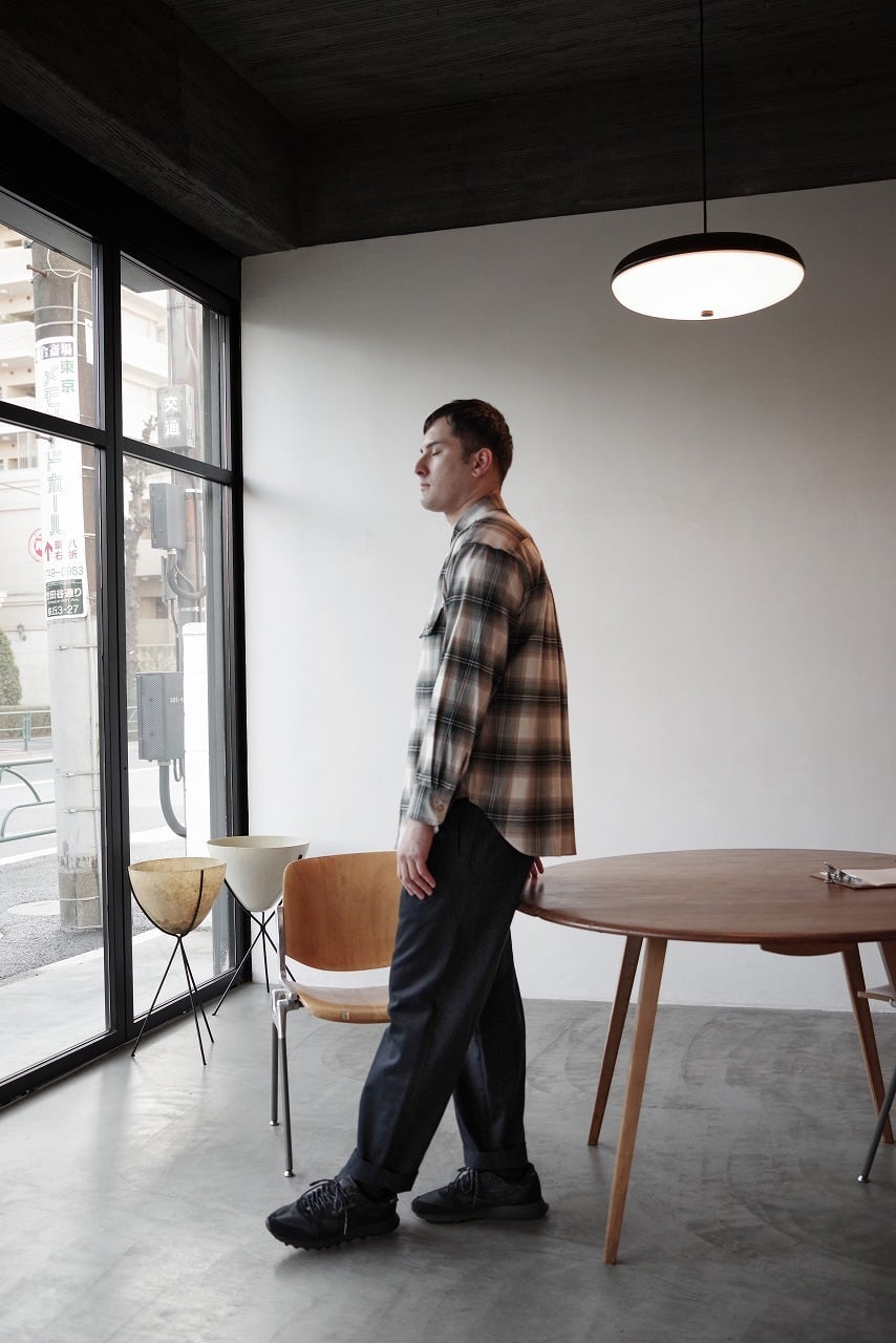 Cotton Chambray B.D. Check Shirt