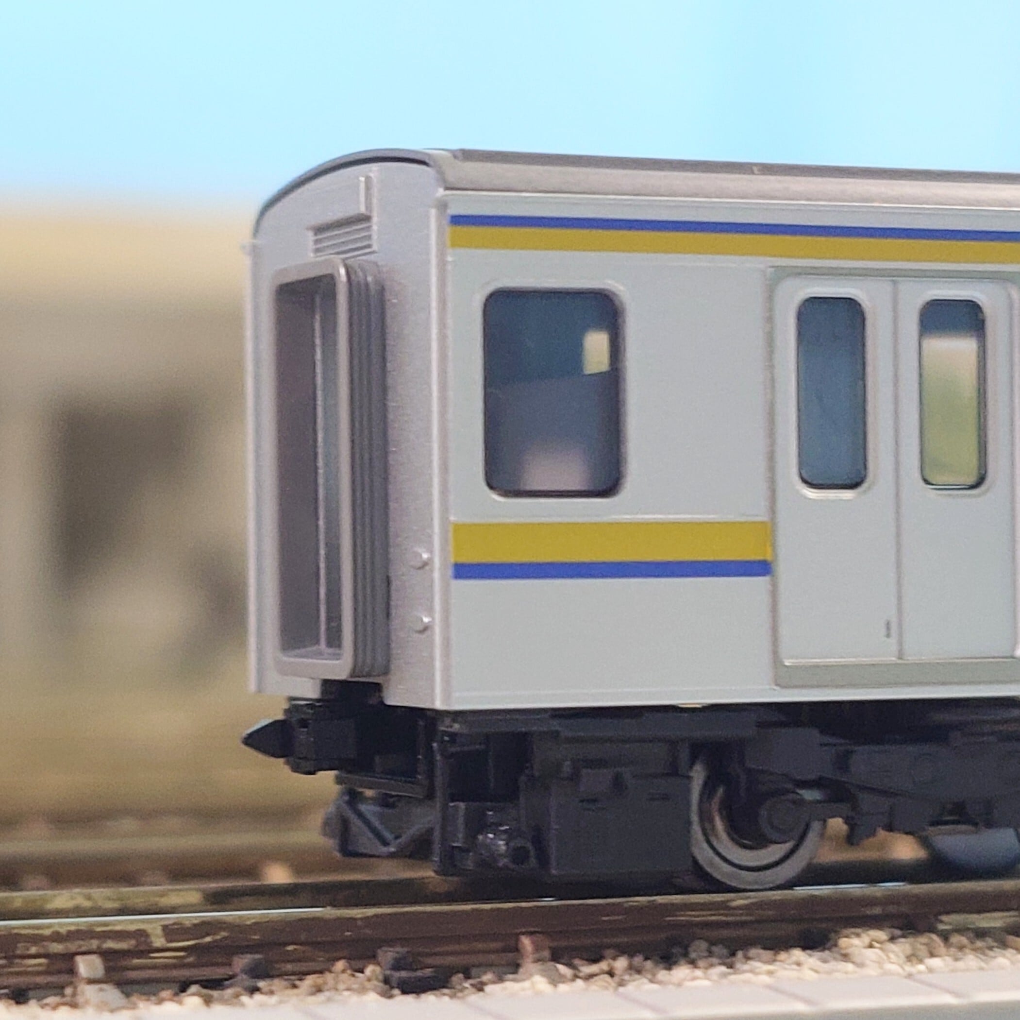 TOMIX 209系2100番台(房総色)」用トイレタンク、車端部床下機器6両分