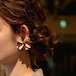 No.90124 vintage decorative flower earring