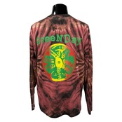 【GREEN DAY】グリーンデイ "DOOKIE DOG" 90's Vintage タイダイ ロングスリーブTシャツ