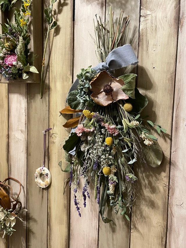 パームフラワーのスワッグ