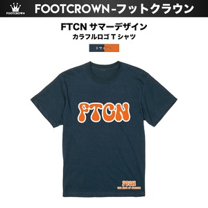 FTCNサマーデザイン カラフルロゴTシャツ 夏休み限定  夏 S〜3XLサイズ