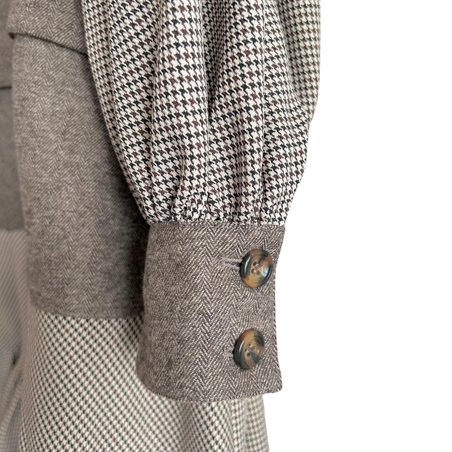 スーツワンピース BROWN