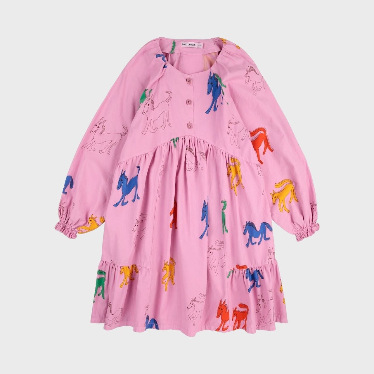 bobochoses 24fw 総柄ワンピース 100 bobochoses 24fw 総柄ワンピース100