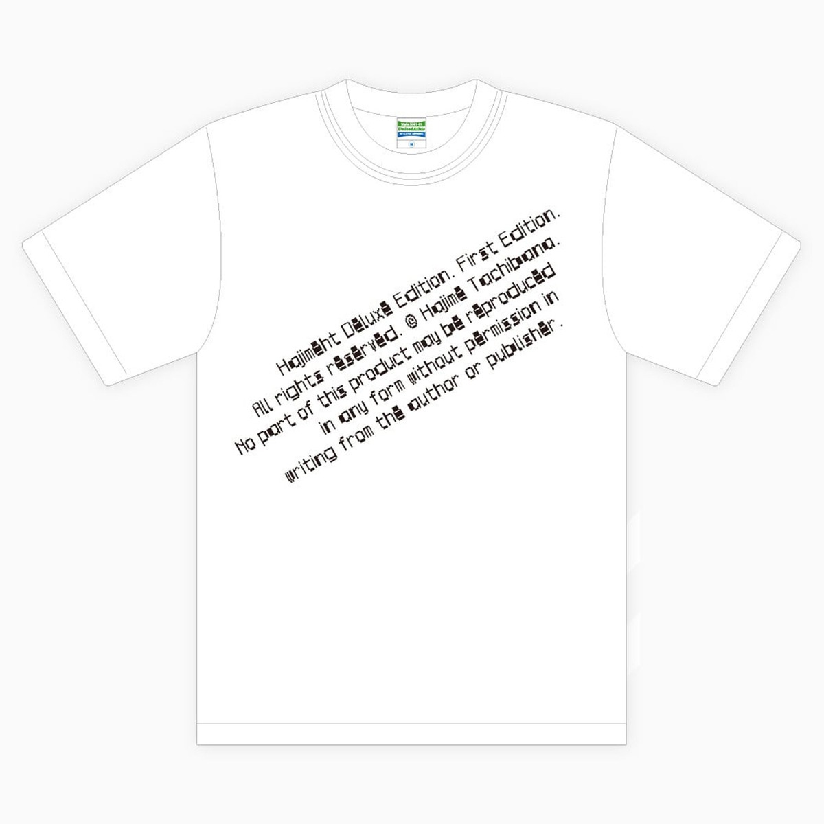 超限定品】立花ハジメ 自分用 Tシャツ 2025 夏 / T-shirt by Hajime 