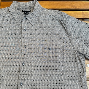 CLAIBORNE RAYON SHIRT 総柄 L OLD MODEL