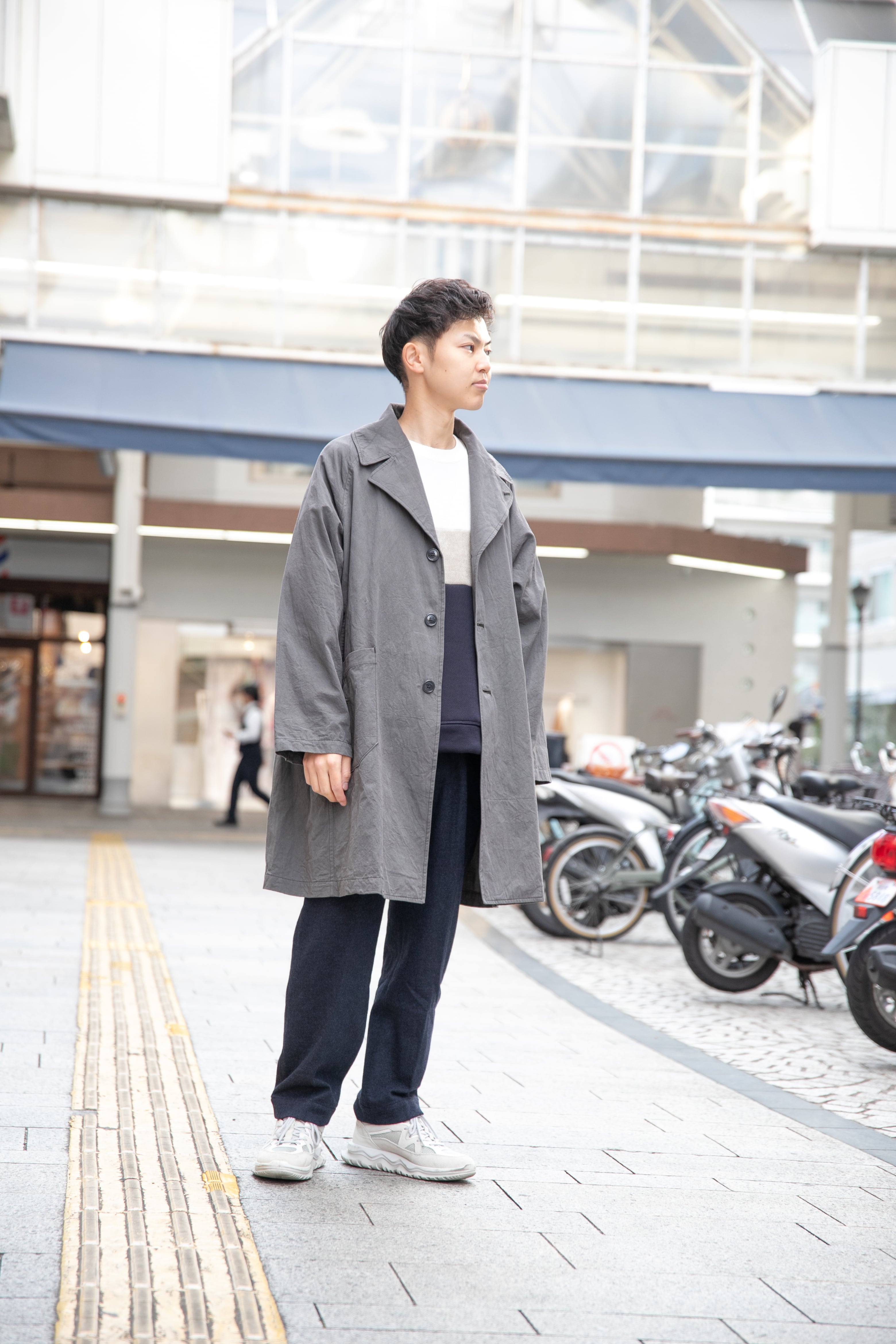 ORDINARY FITS】P COLLAR COAT col.CCL | theater(シアター)